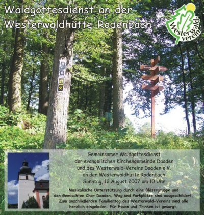 Waldgottesdienst und Familientag 2007